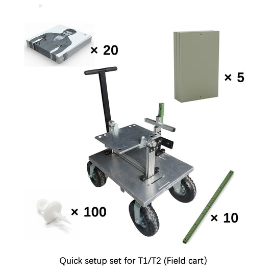 Quick setup set for T1/T2 (Field cart)